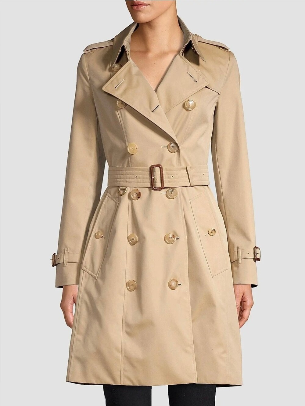 Authentic Burberry Mid-length Chelsea Heritage Trench Coat